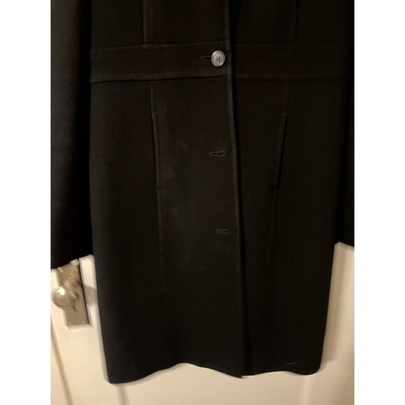 JCREW Classic Lady Day Coat Black Italian Double Cloth Wool 14T Tall T14 79204 - Picture 6 of 6